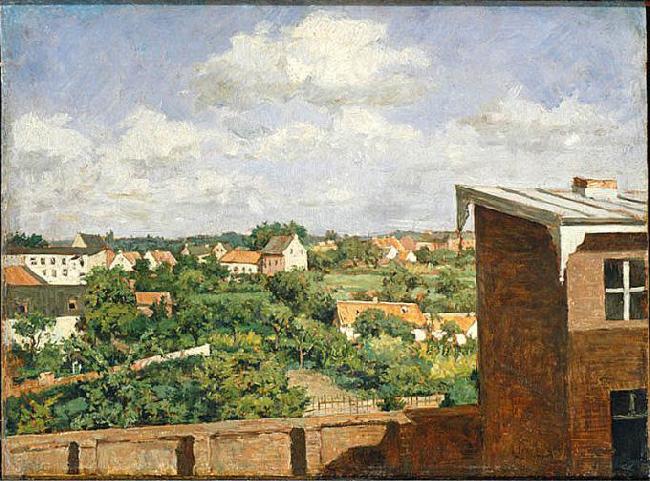 August Jernberg View from Dusseldorf